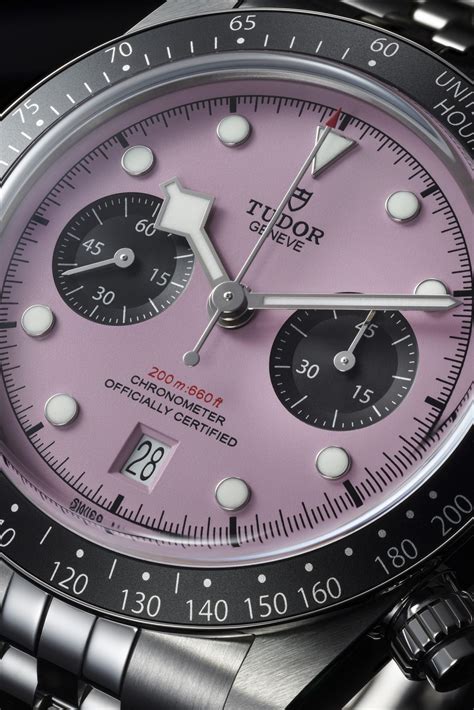 chrono tudor pink|tudor pink for sale.